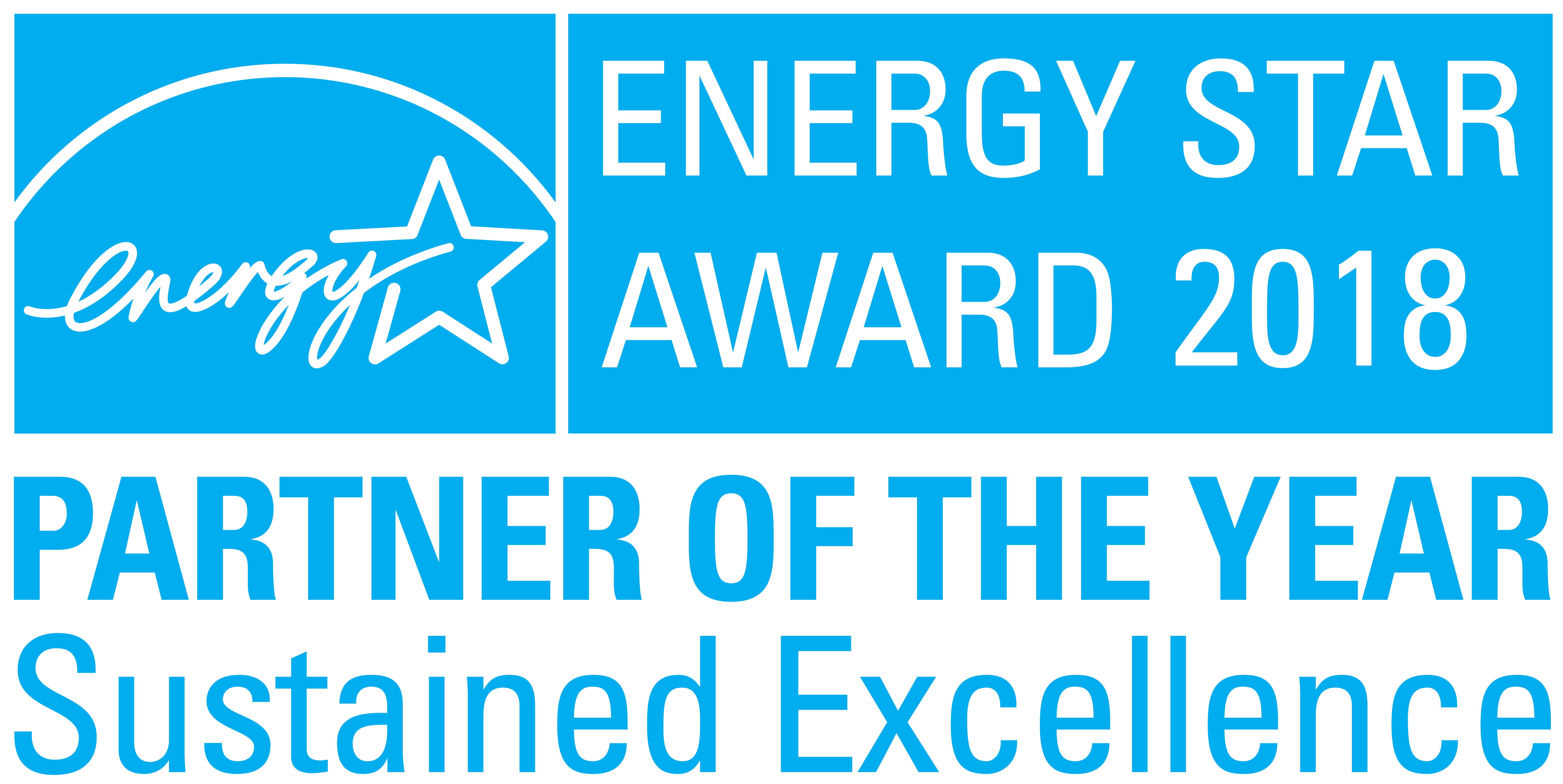 ENERGY STAR Award 2018 - Partner of the Year Sustained Excellence